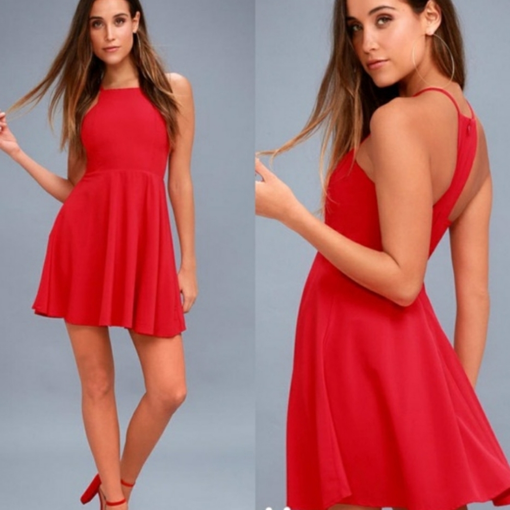 Lulu's Call To Charms Skater Dress